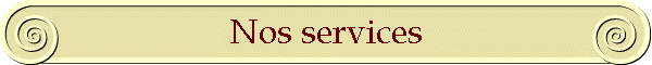 Nos services