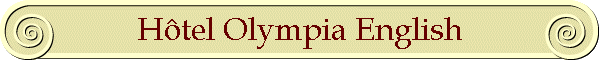 Htel Olympia English