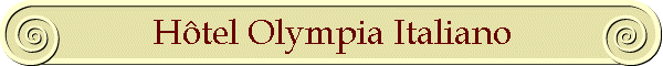 Htel Olympia Italiano